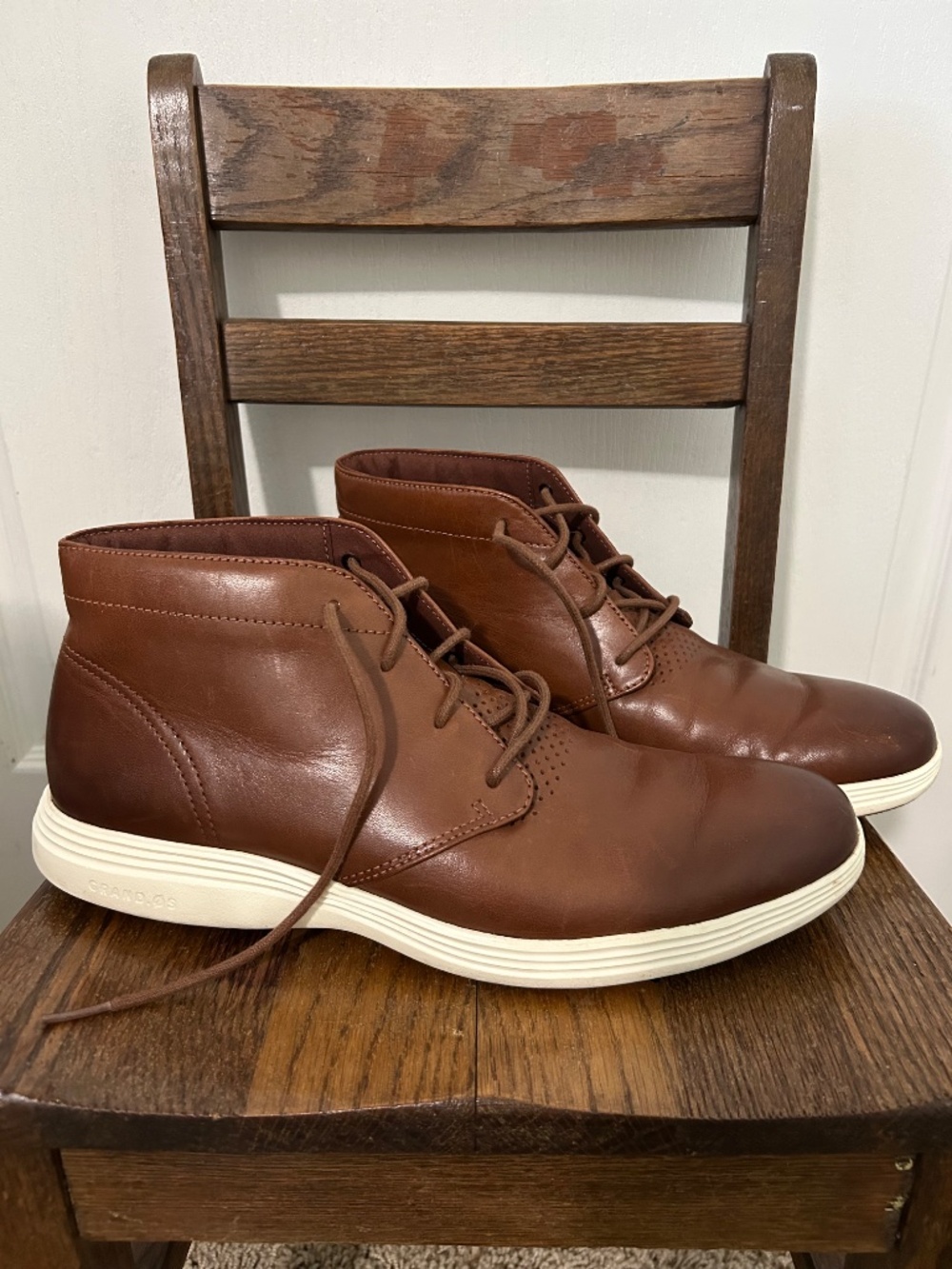 Cole Haan Men's Grand Tour Leather Chukka Boots